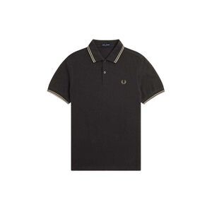 Fred Perry Mens Twin Tip Polo Shirt / Gray